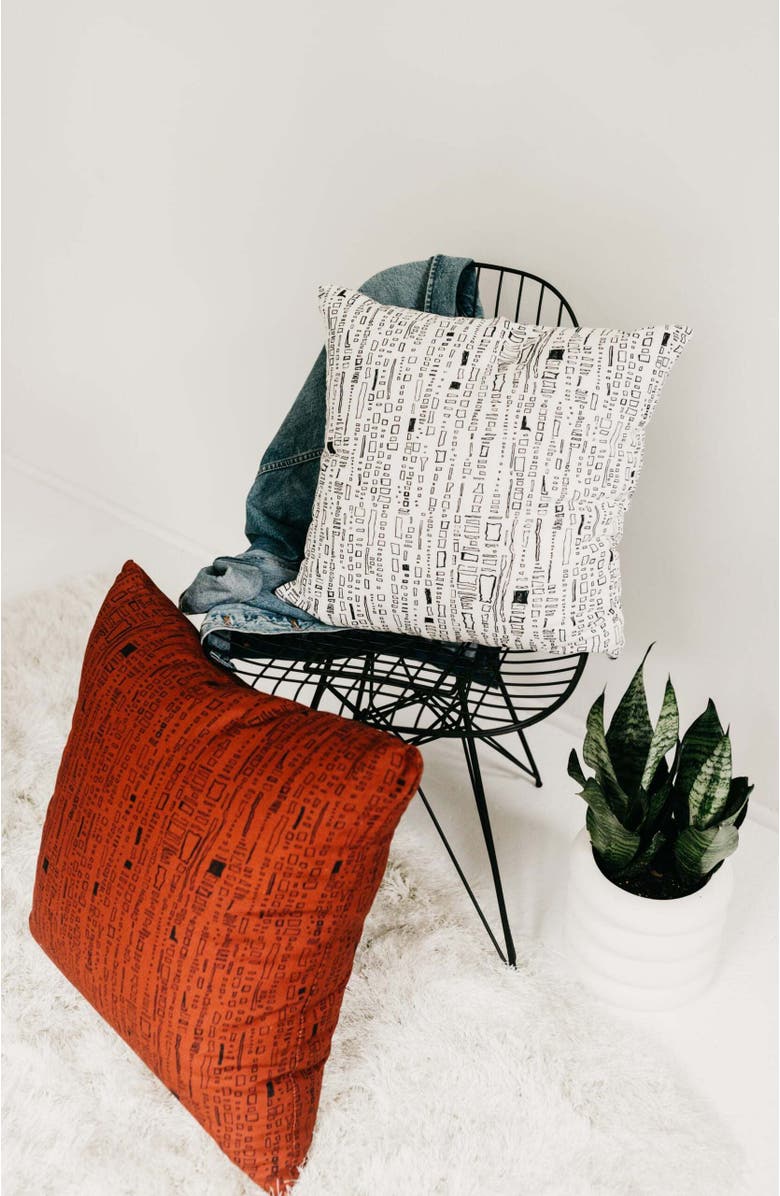 at300nelson Capistrano in Dark Saffron 24" x 24" Pillow, Alternate, color, Dark Saffron