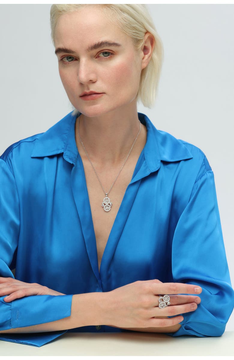 Classicharms Wheel of Fortune Signet Ring, Alternate, color, Silver