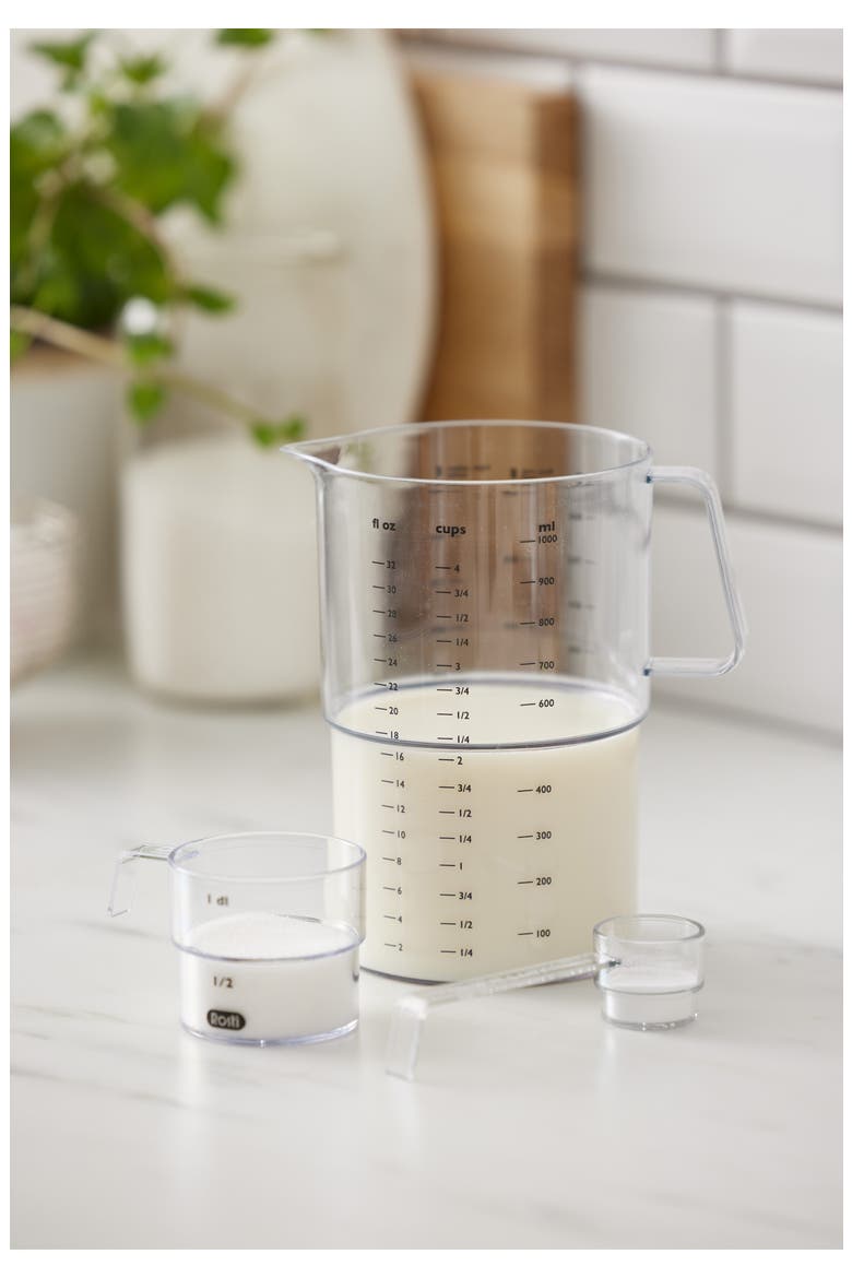 Mensura 3-Piece Measuring Set, Alternate, color, CLEAR