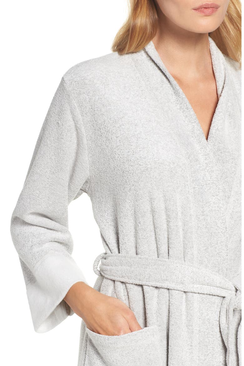 'Nirvana' Midi Robe, Alternate, color, HEATHER GREY