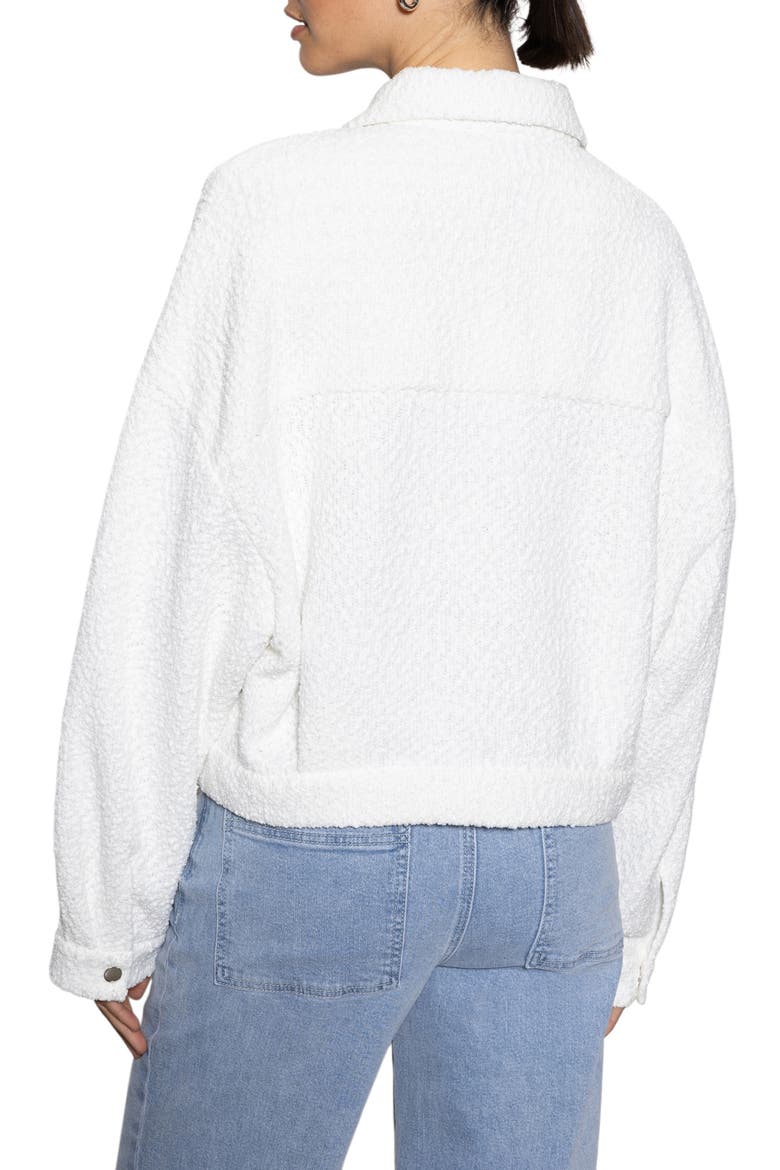 Trimmer Knit Shacket, Alternate, color, CHALK