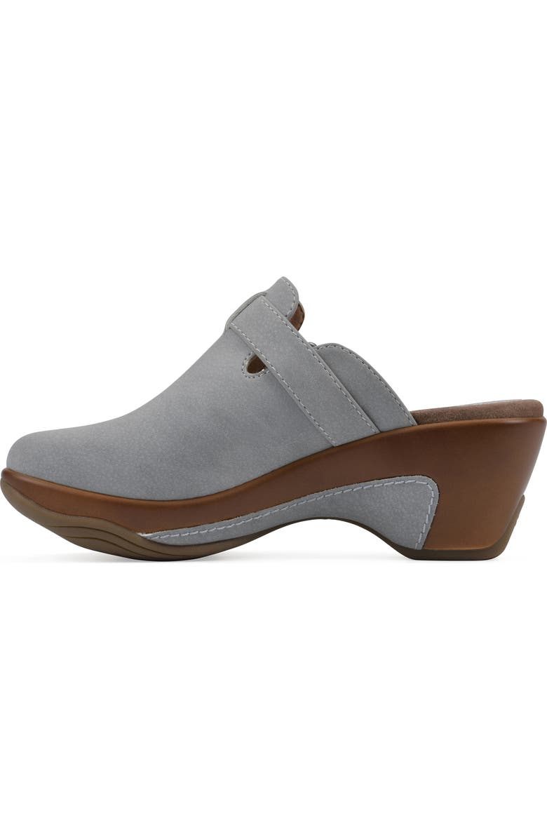 White Mountain Footwear Viewed Mule, Alternate, color, Dove Grey Smooth
