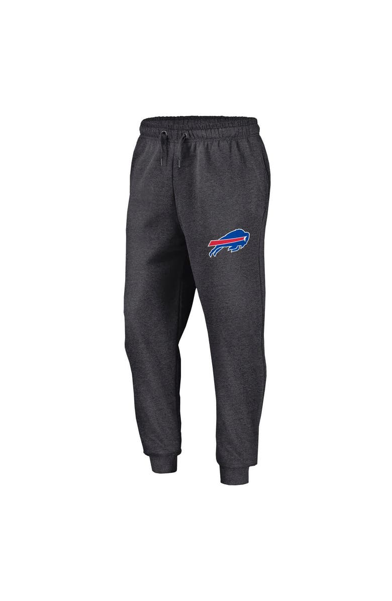 FANATICS Men's Fanatics  Heather Charcoal Buffalo Bills Boost Fleece Joggers, Alternate, color, 