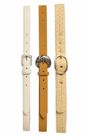 Steve Madden Set of 3 Belts