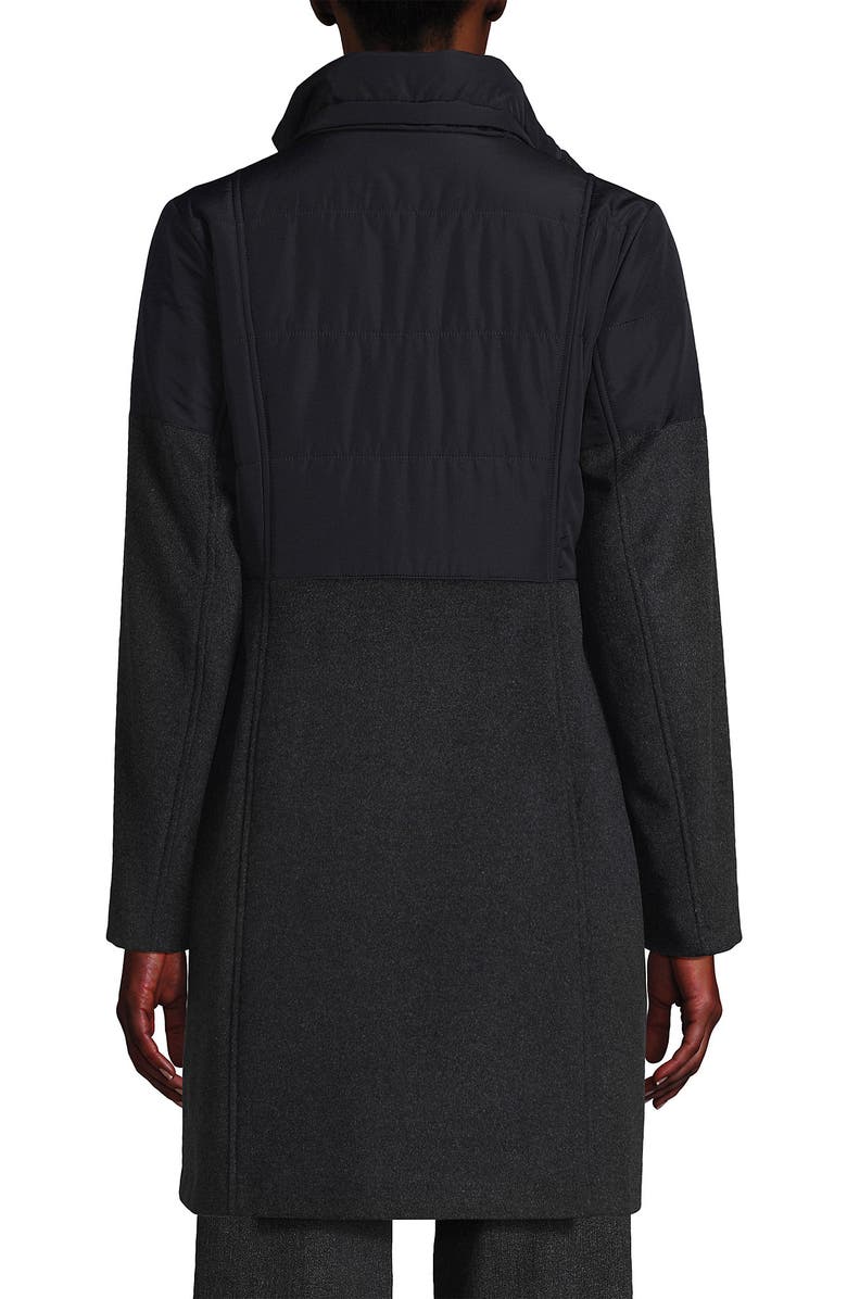 Lands' End Wool Hybrid Coat, Alternate, color, 