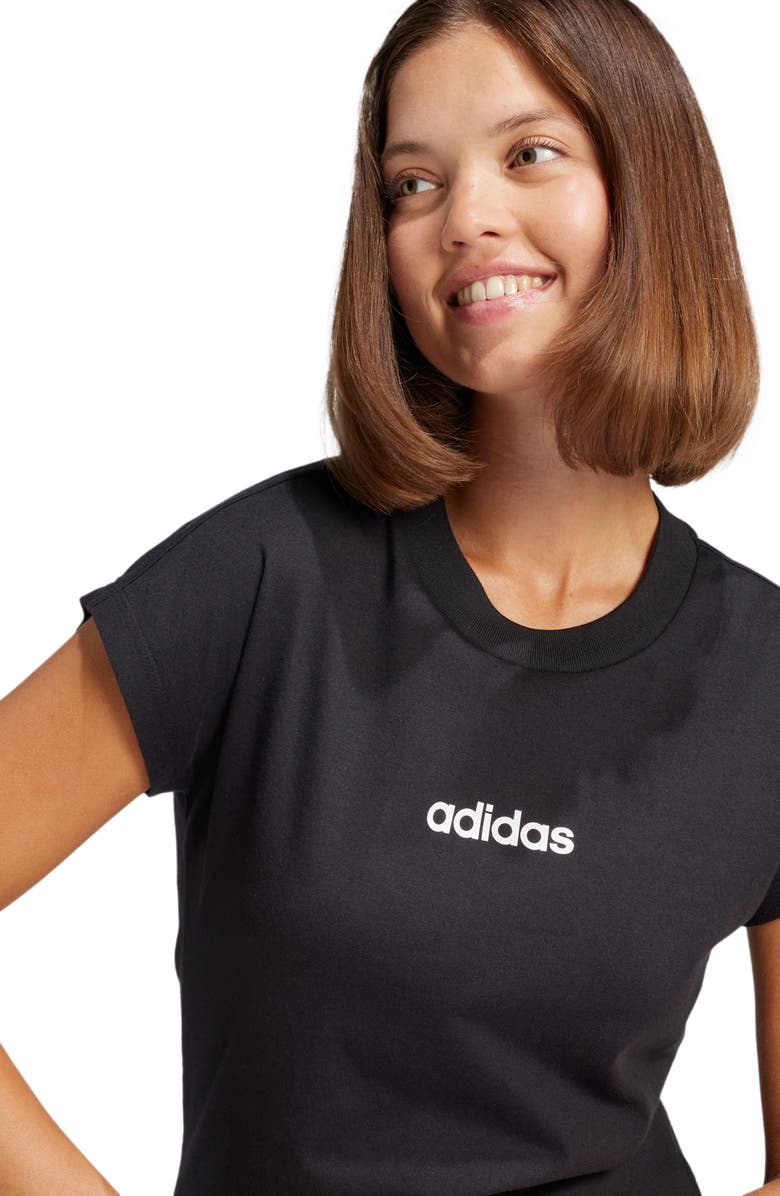 adidas Linear Logo Graphic T-Shirt, Alternate, color, 