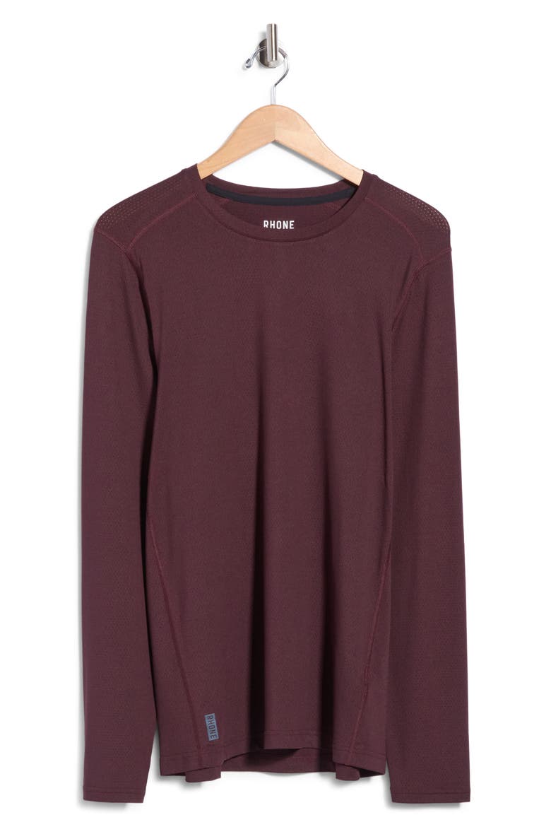 Invictus Training Long Sleeve Performance Tee, Main, color, MULBERRY