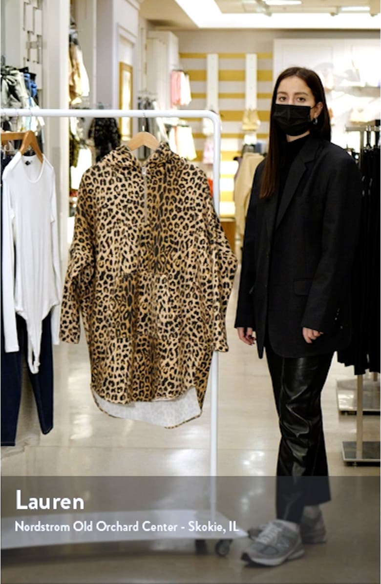 Xonda Animal Print Hoodie Dress, sales video thumbnail