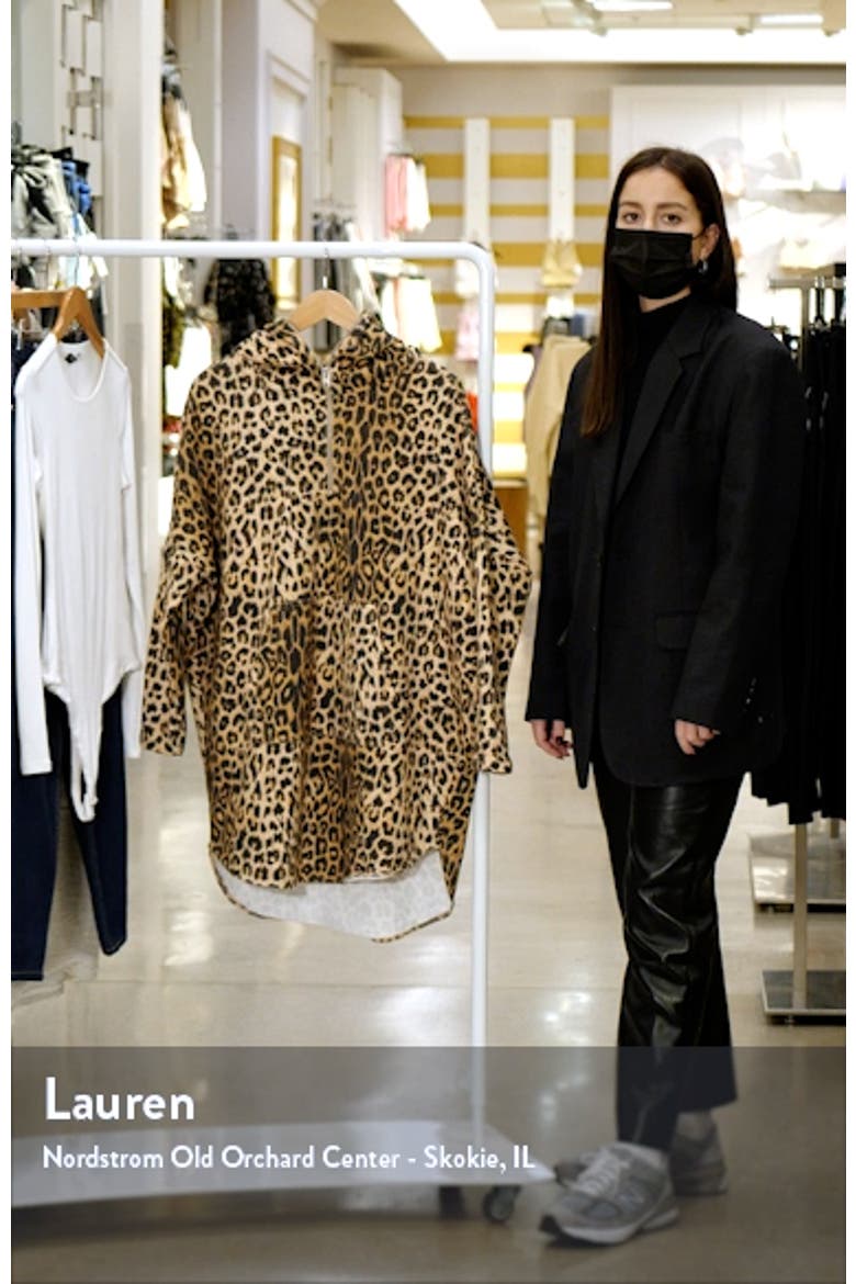 Xonda Animal Print Hoodie Dress video