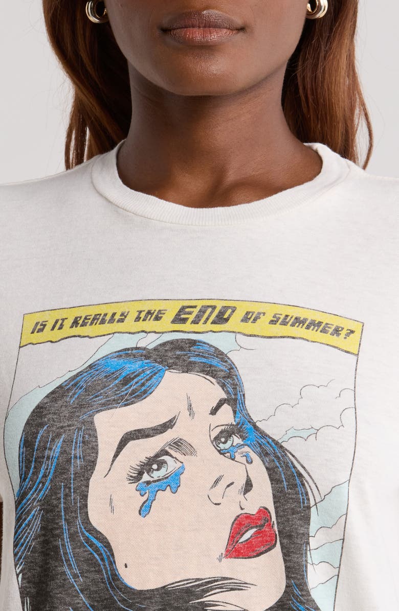 Re/Done '70s Relaxed Cotton Graphic T-Shirt, Alternate, color, Vintage White