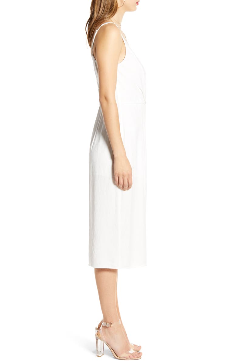 Row A Buckle Detail Crop Jumpsuit, Alternate, color, 