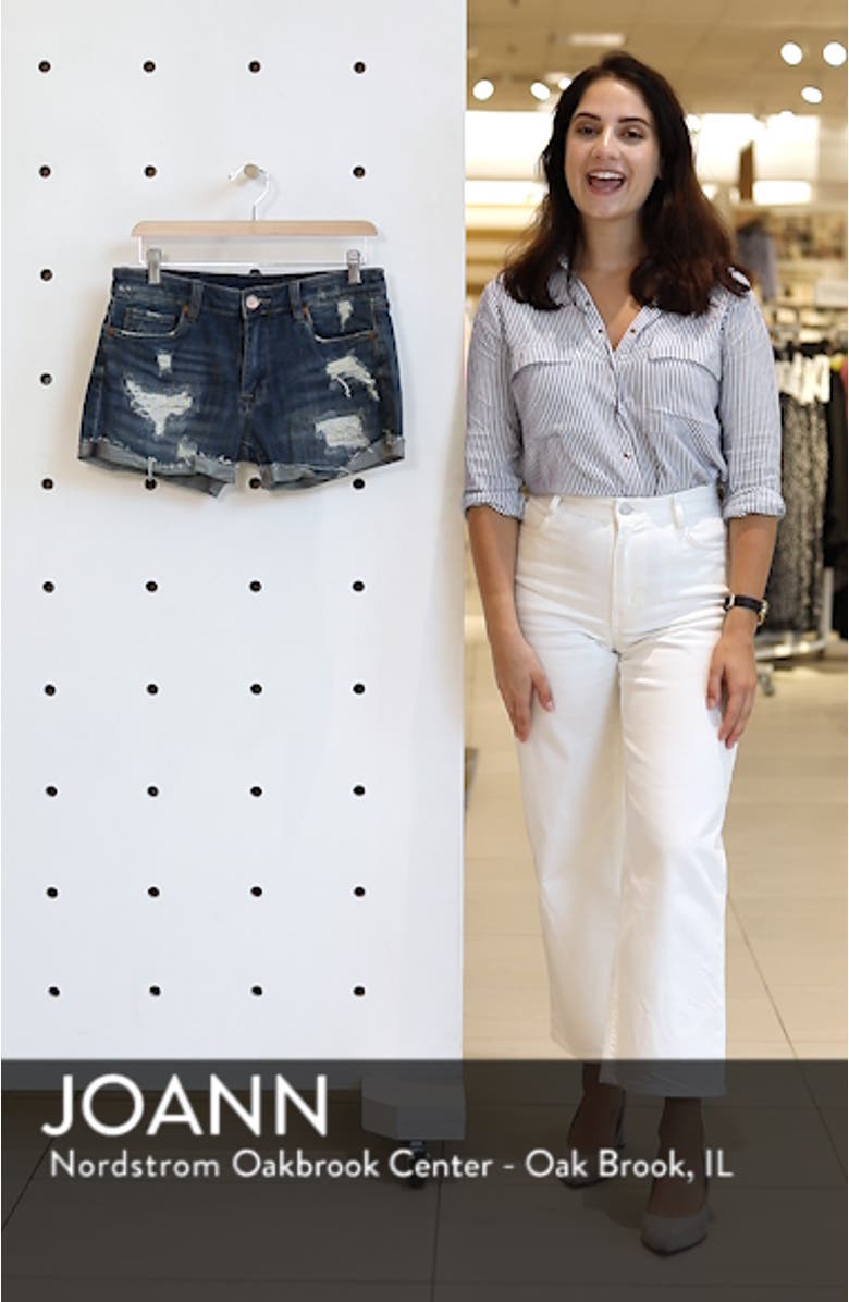 Boyfriend Denim Shorts, sales video thumbnail