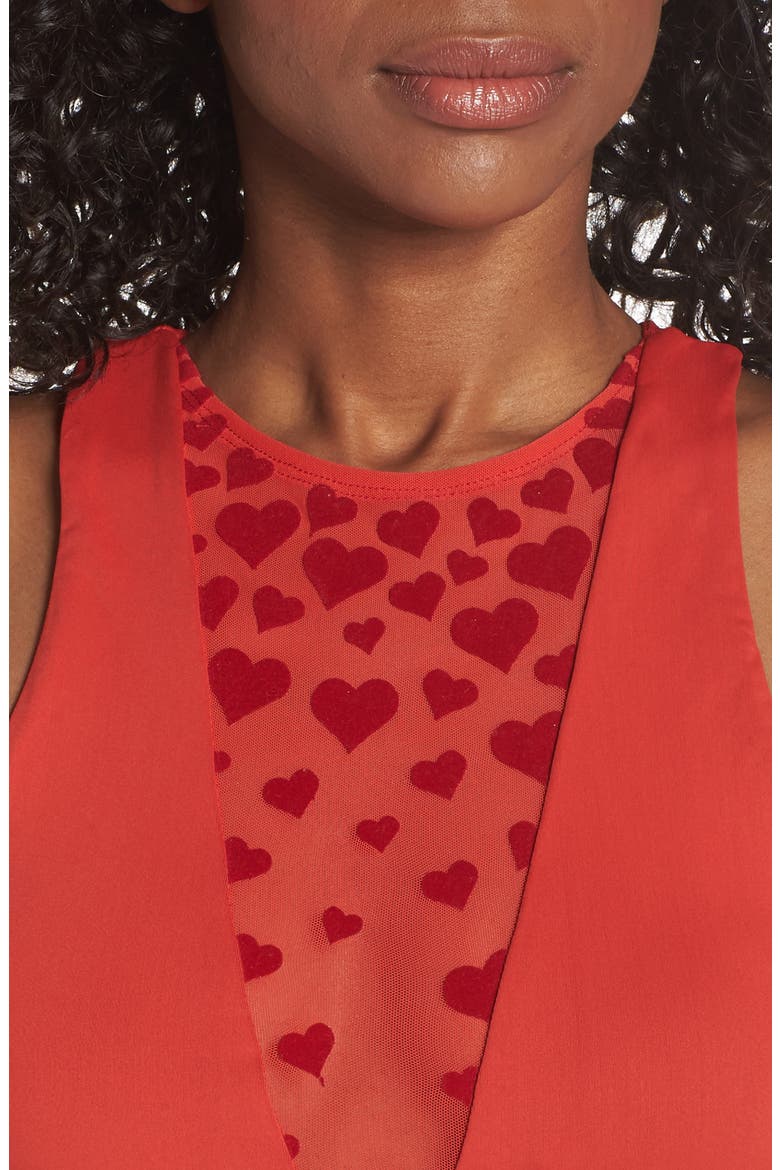 Sports Bra, Alternate, color, RED HEART
