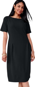 Jessica London Crepe Fit And Flare Dress