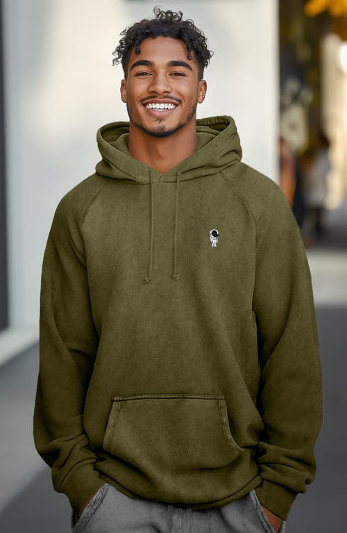 Dalix Astronaut Midweight Mineral Washed Hoodie