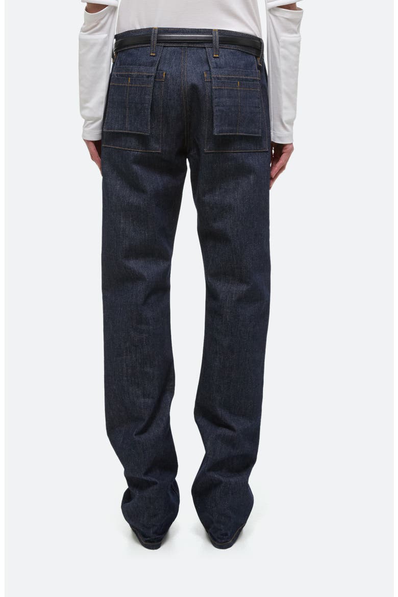Utility Straight Leg Jeans, Alternate, color, RAW INDGO