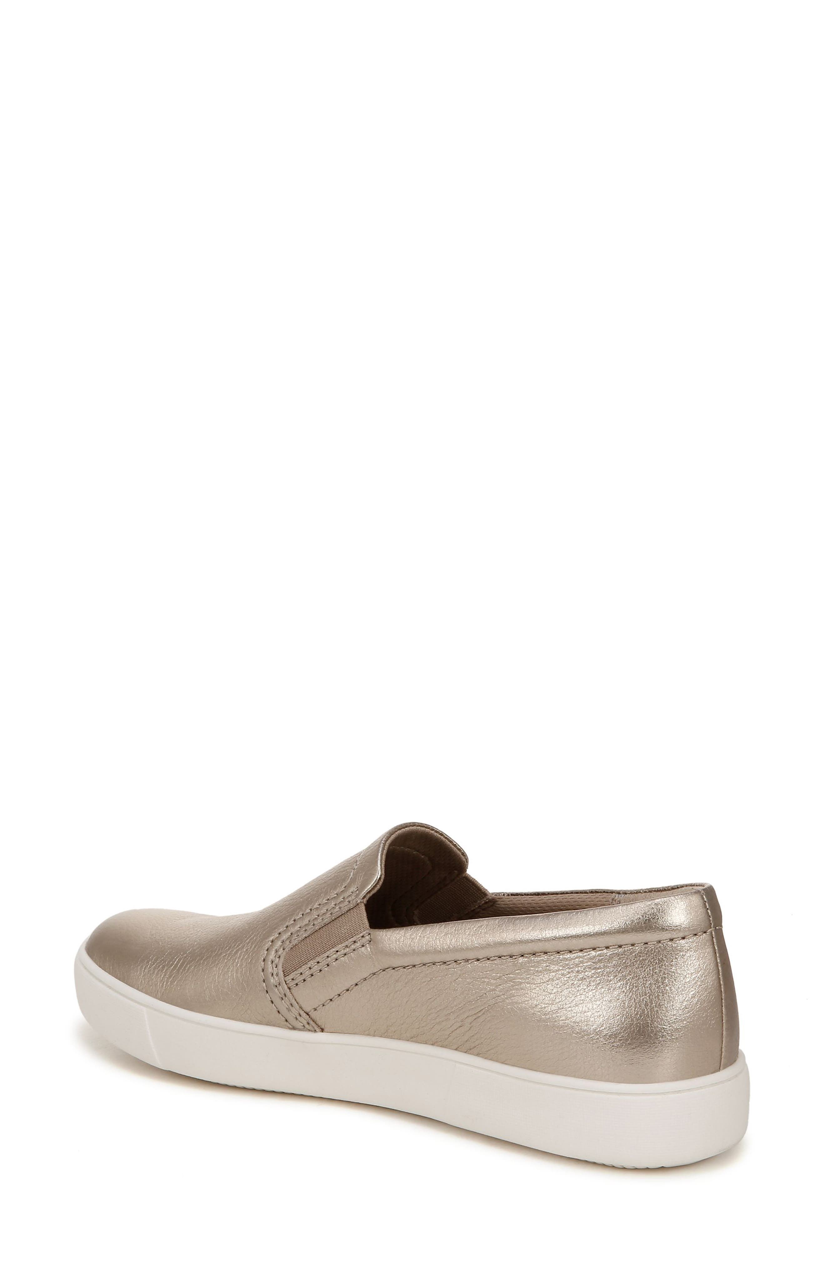 Naturalizer Marianne Slip-On Sneaker, Alternate, color, Warm Silver Leather