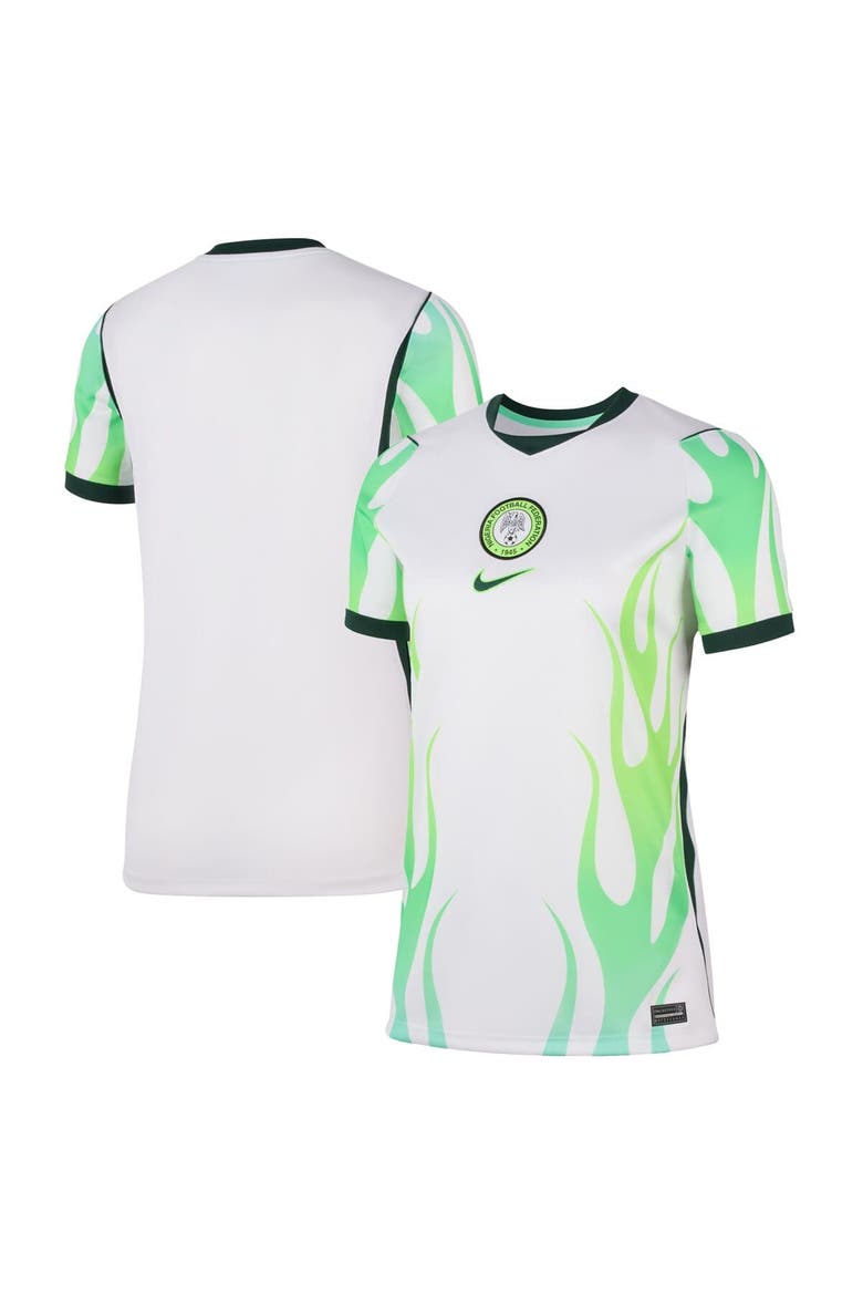 Women's Nike  White Nigeria National Team 2026 Away Stadium Replica Jersey, Main, color, White