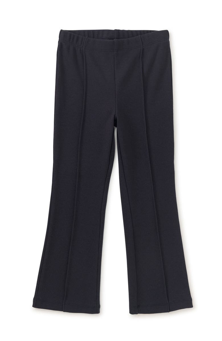 Tea Collection Ribbed Flare Pants 2.0, Main, color, Indigo