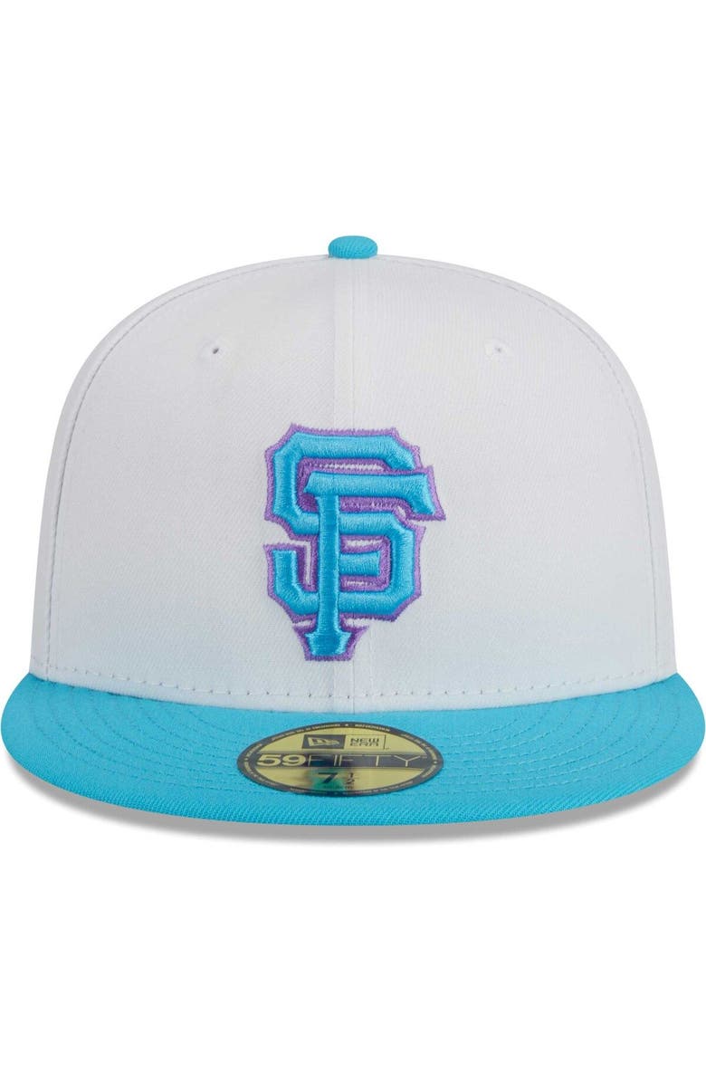 New Era Men's New Era White San Francisco Giants Vice 59FIFTY Fitted Hat, Alternate, color, White