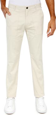 Brooklyn Brigade Slim Fit Solid Cotton Stretch Utility Pants