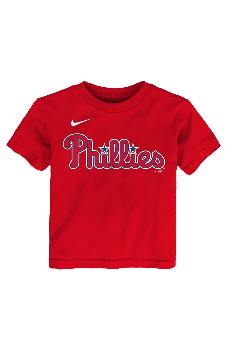 Nike Toddler Nike Red/Navy Philadelphia Phillies Two-Piece Mesh T-Shirt & Shorts Set, Alternate, color, Red