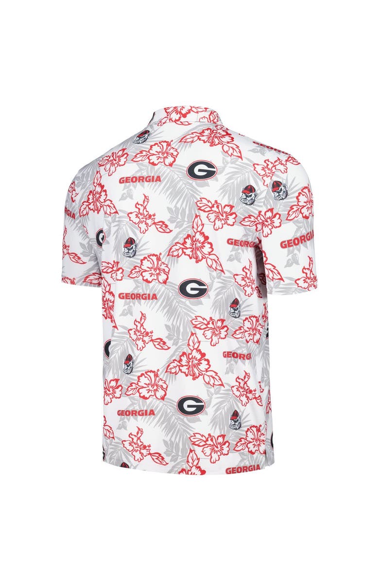 Reyn Spooner Men's Reyn Spooner White Georgia Bulldogs Performance Polo, Alternate, color, 