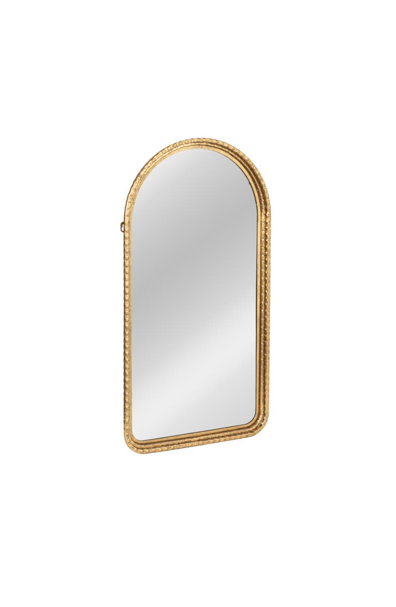 Storied Home Decorative Arched Metal Wall Mirror, Gold, Main, color, 