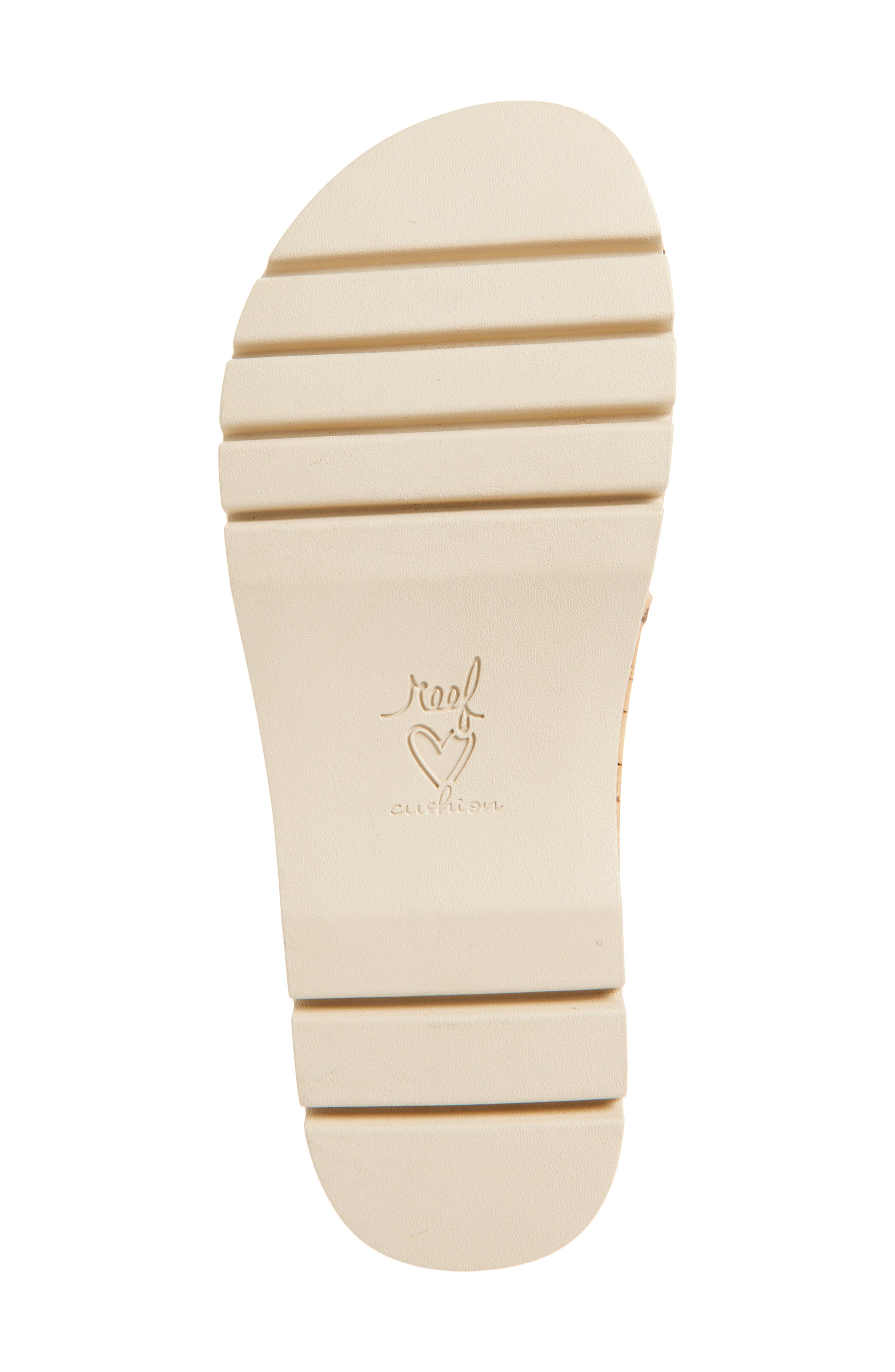 Reef Horizon 2.5 Luca Platform Slide Sandal, Alternate, color, Vintage White