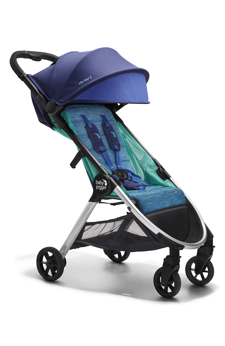 Baby Jogger city tour<sup>™</sup> 2 Compact Travel Stroller, Main, color, Coastal