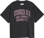HONOR THE GIFT Stronger As a Collective Cotton Graphic T-Shirt