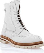 PHILIPP PLEIN Nubuck Boots Mid Flat Hexagon Men