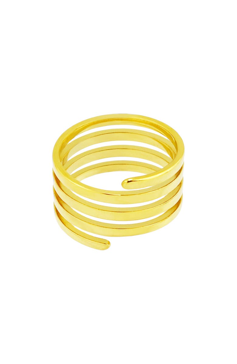 REBL Coil Band Ring, Alternate, color, Gold