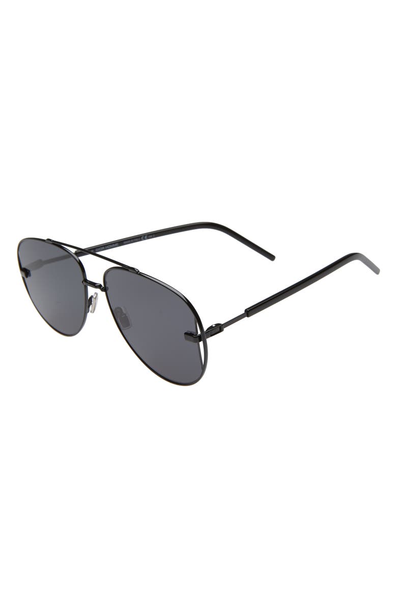 DIOR HOMME Diorscale 58mm Polarized Aviator Sunglasses, Alternate, color, 
