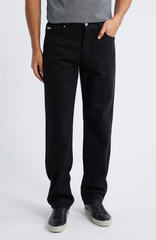 Emporio Armani Black Lyocell & Cotton Twill 5-pocket Pants In Black
