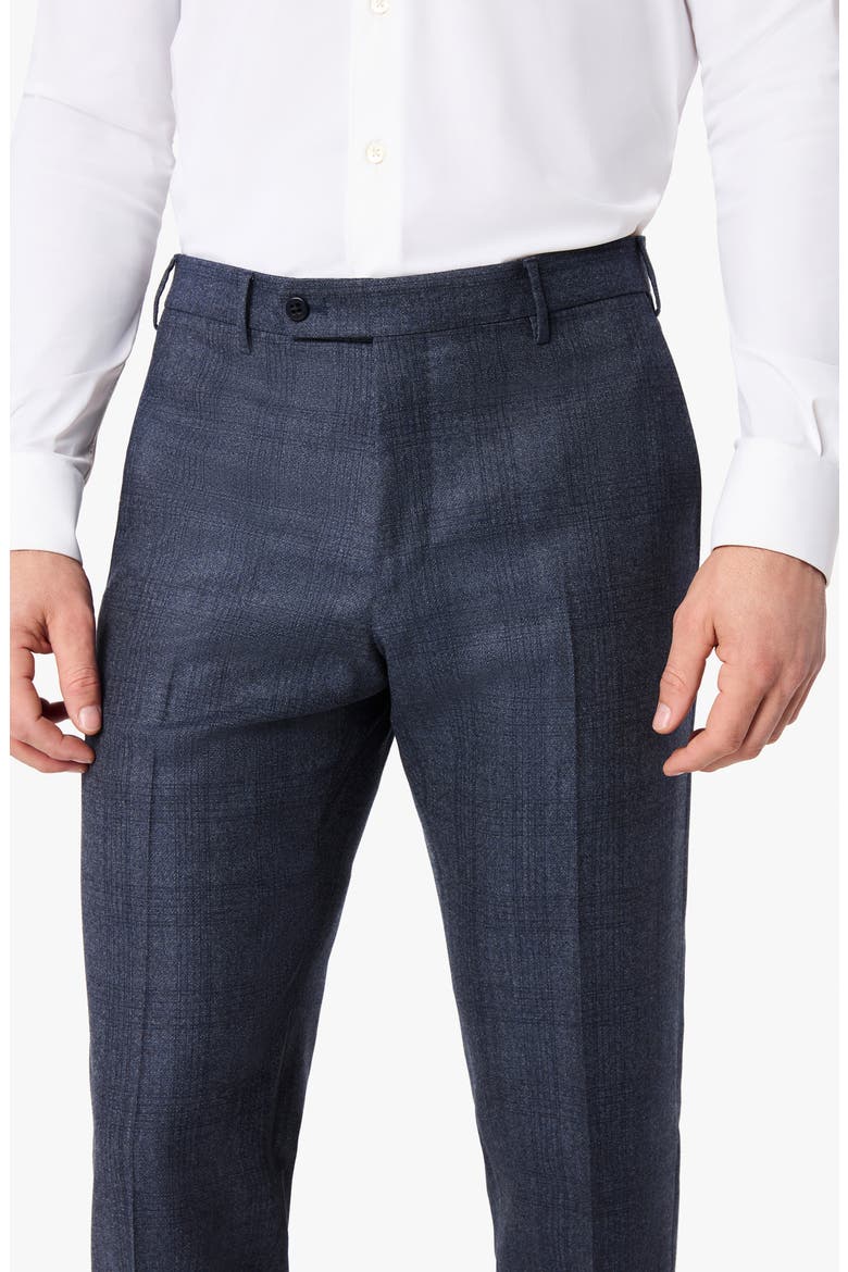 Parker Glen Plaid Wool Trousers, Alternate, color, BLUE