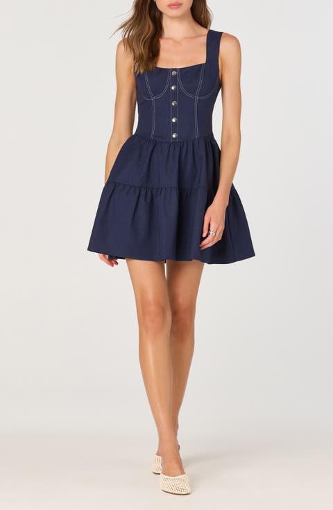 CFCL TIERED MINI DRESS ノースリーブ ワンピース サイズ3