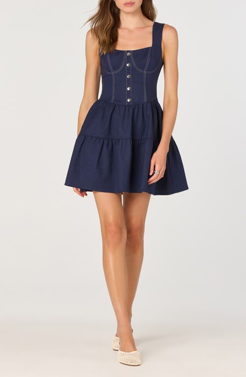 Astr The Label Fit & Flare Minidress