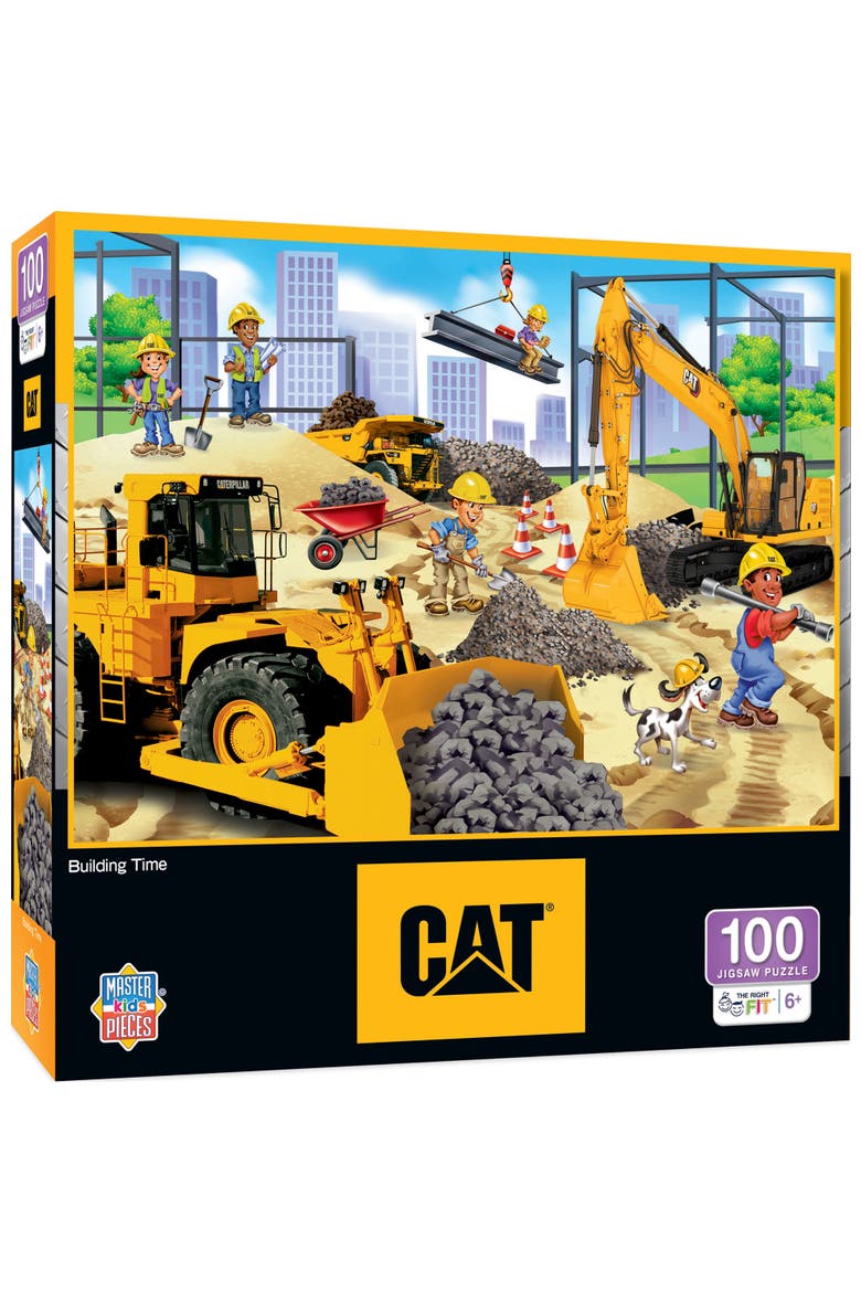 CAT Building Time 100 Piece Puzzle, Main, color, Multicolor