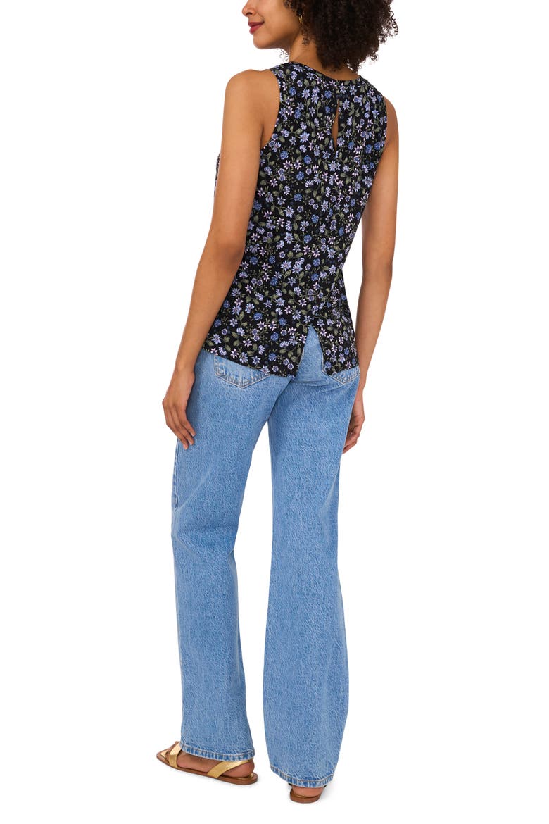Floral Keyhole Tank, Alternate, color, FROZEN