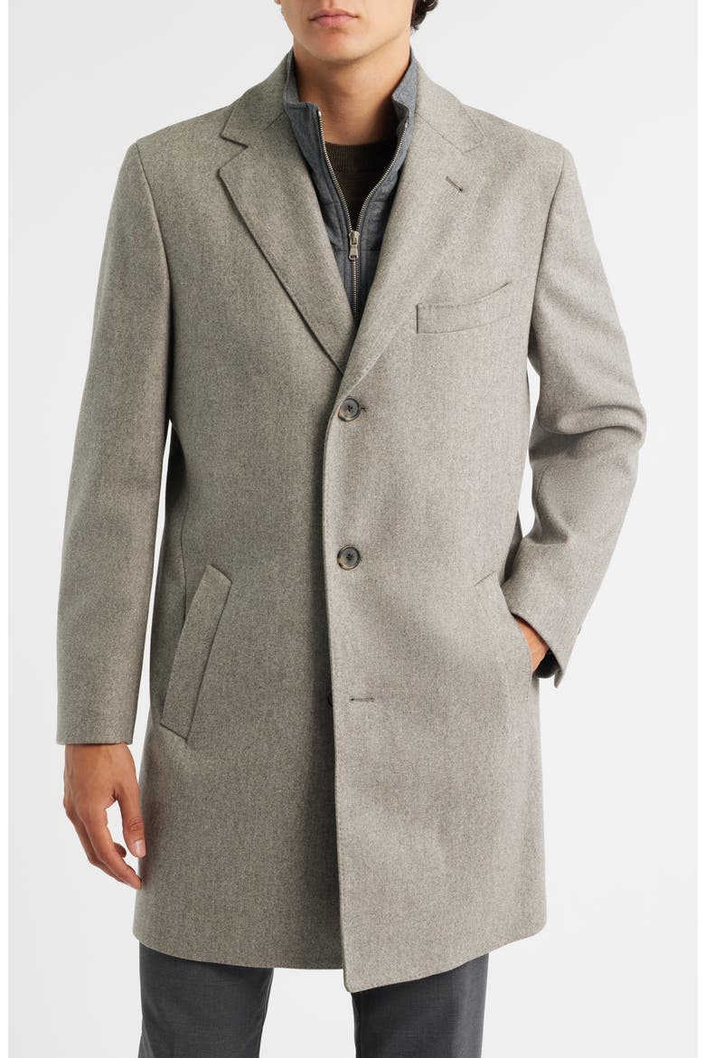 Delroy Wool Overcoat, Alternate, color, OATMEAL
