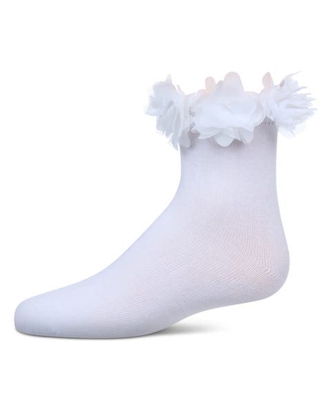 Floral Halo Anklet Socks (Baby)