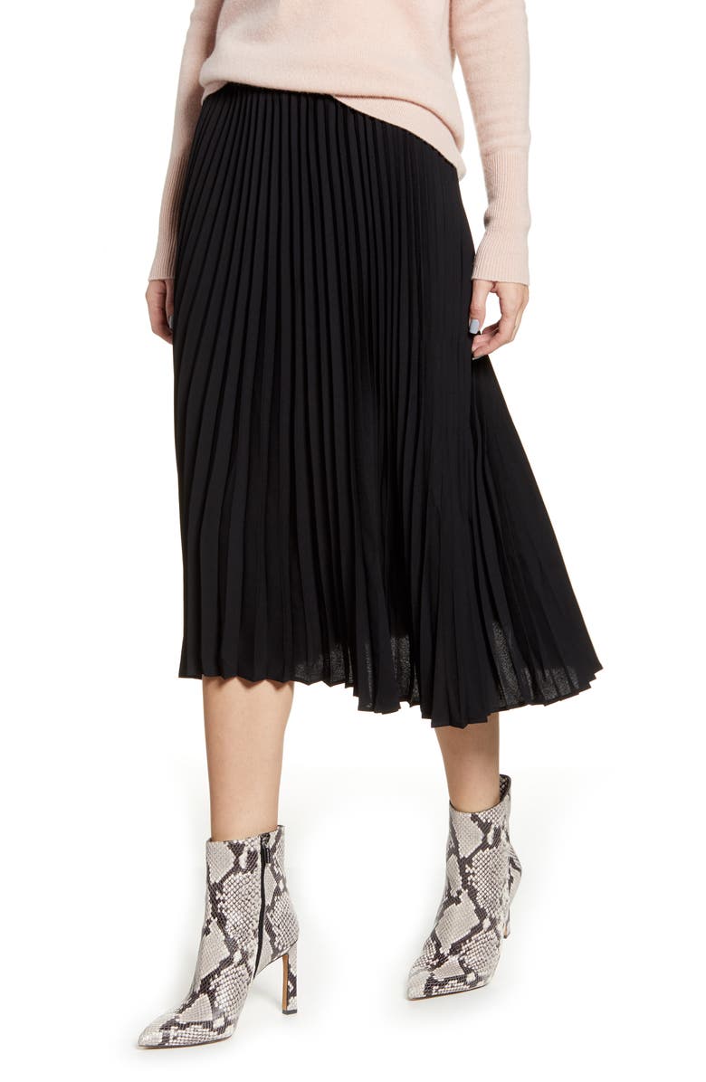 Halogen<sup>®</sup> Pleated Skirt, Main, color,