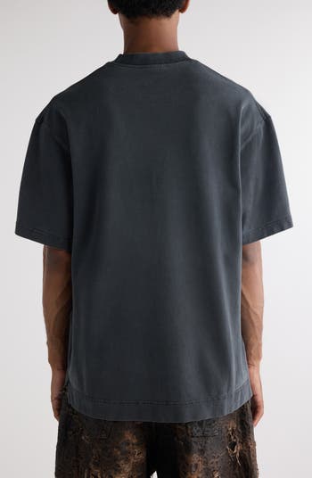 Tourist Logo Embroidered Cotton T-Shirt