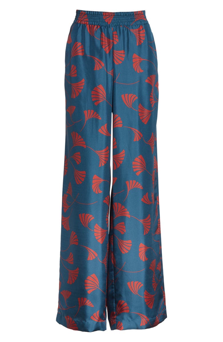 Lafayette 148 New York Hester Silk Wide Leg Pants, Alternate, color, 