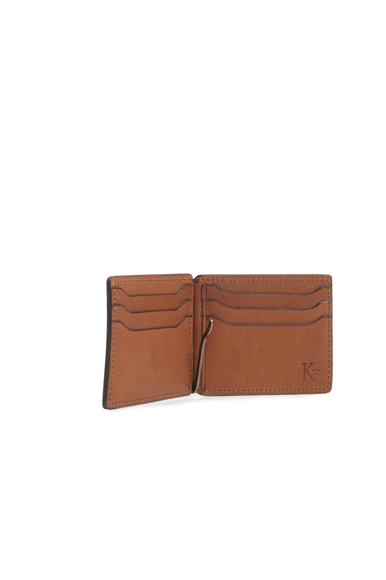 Spencer Leather Money Clip Wallet, Alternate, color, Espresso
