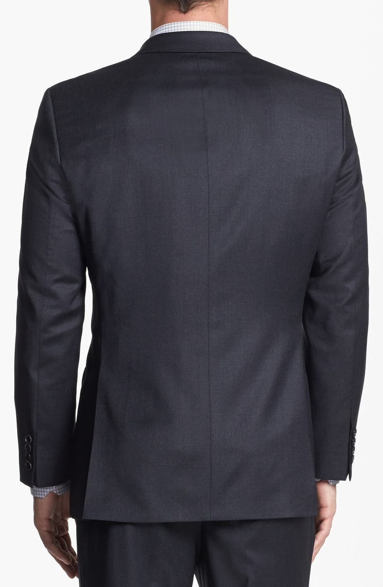 BOSS 'Pasolini/Movie' Classic Fit Charcoal Wool Suit, Alternate, color,