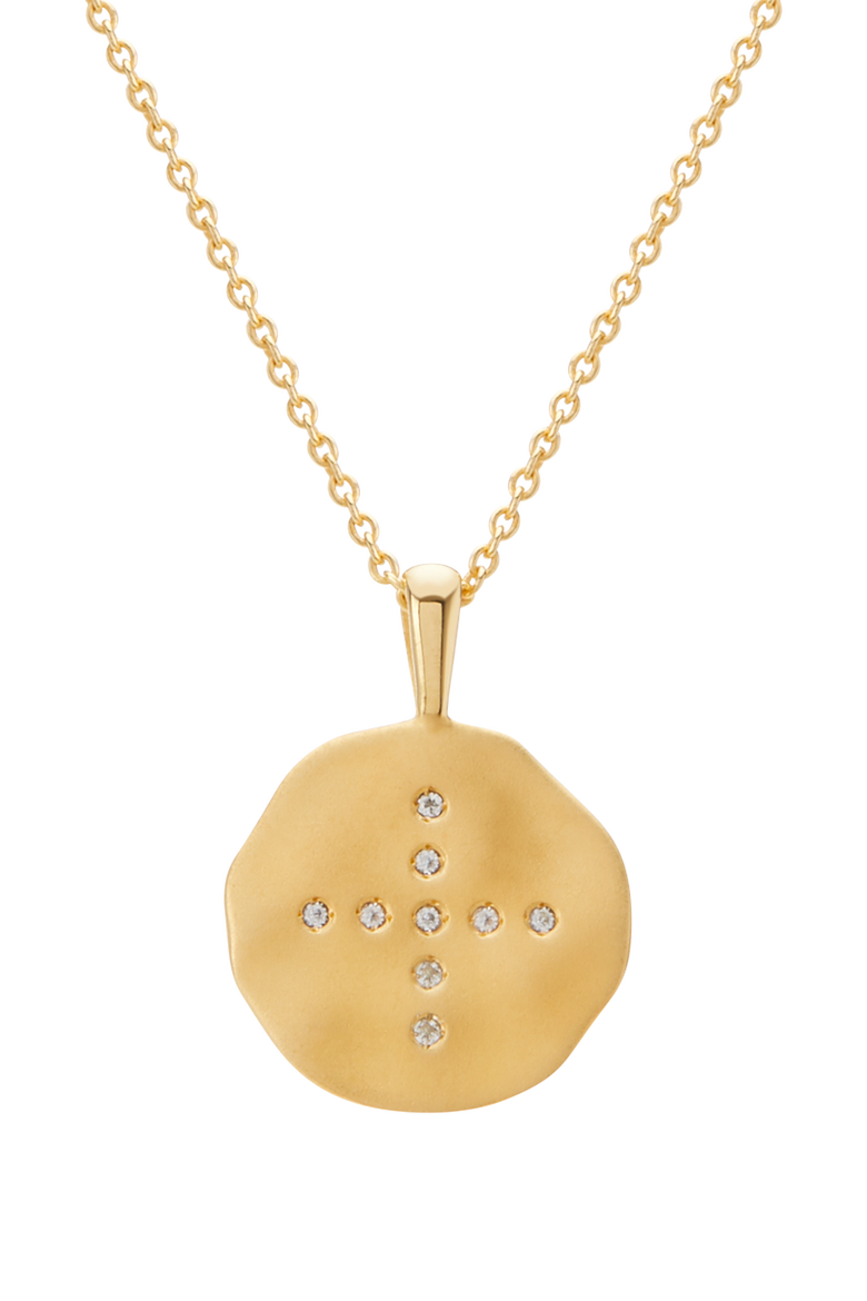 Halcyon Pendant Necklace, Main, color, Yellow Gold