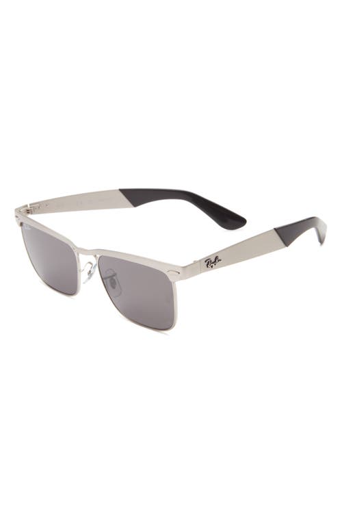 Ray Ban Ray-ban Wayfarer Deluxe 56mm Sunglasses In Dark Grey