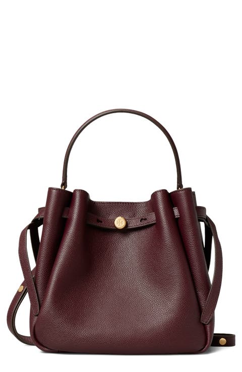 Romy Pebble Leather Bucket Bag
